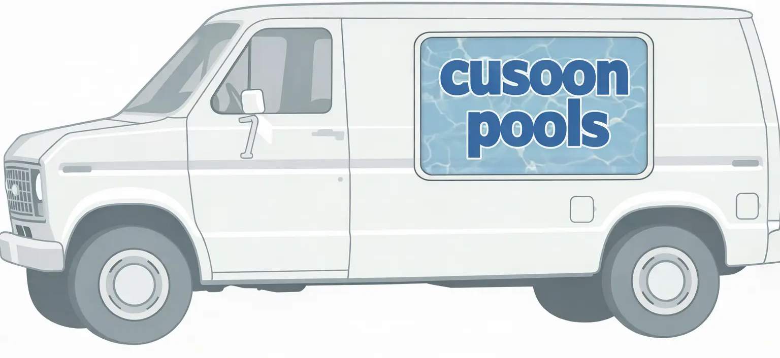 Cusoon Pools service van